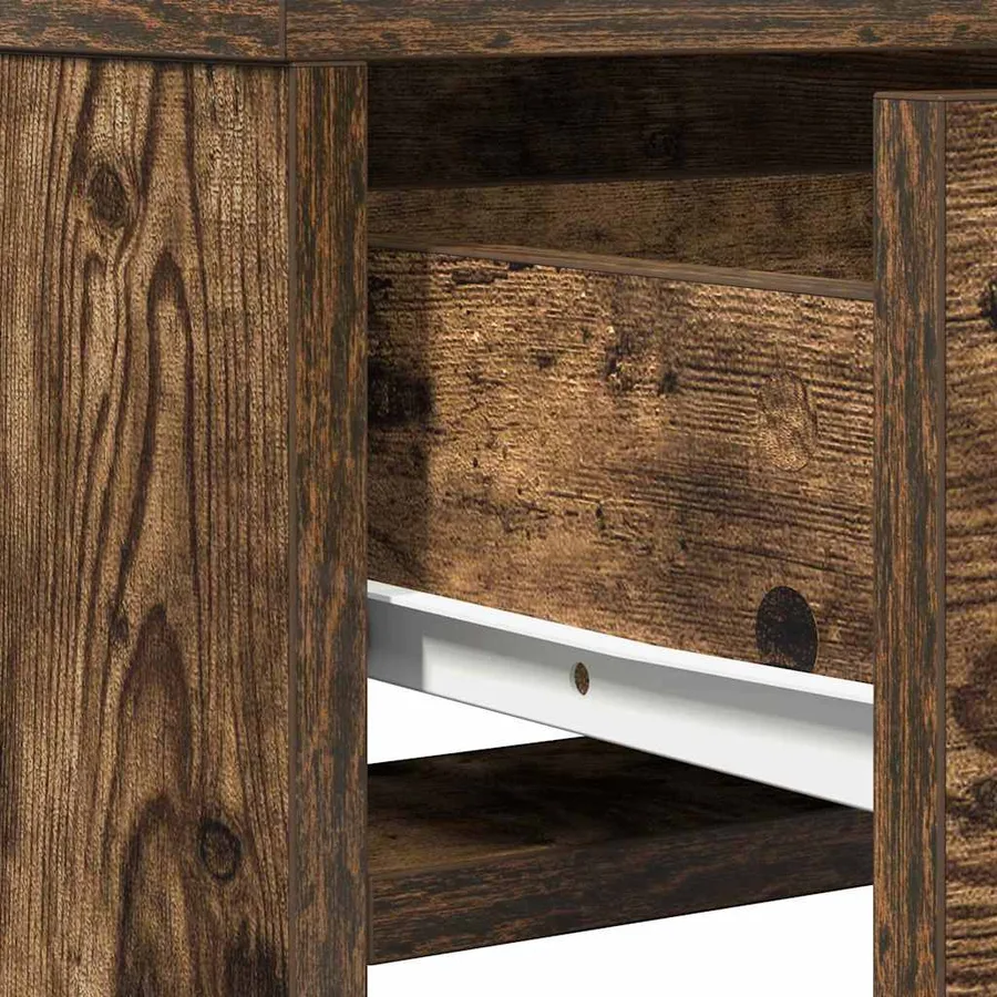 Table de Toilette Chêne fumé 50 x 41 x 135 cm Bois d'ingénierie - 10