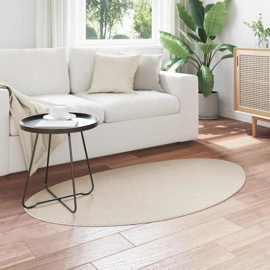 Tapis de surface HUARTE Beige 80 x 150 cm Polyester - 3