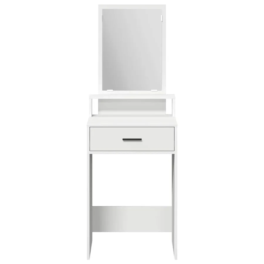 Table de Toilette Blanc 50 x 41 x 140 cm Bois d'ingénierie - 6