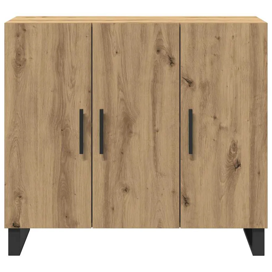 Buffet Chêne artisanal 90 x 34 x 80 cm Bois d'ingénierie - 6
