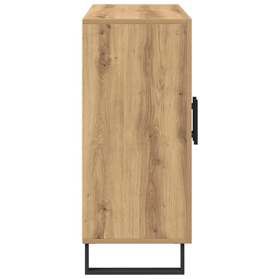 Buffet Chêne artisanal 90 x 34 x 80 cm Bois d'ingénierie - 7