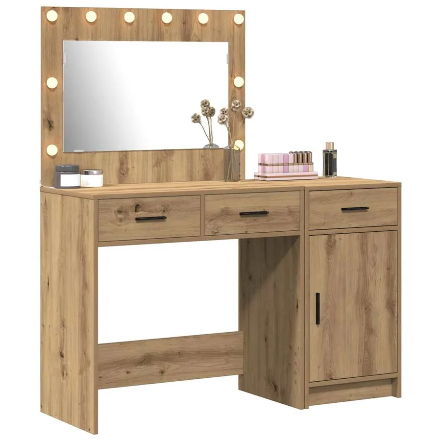 Table de Toilette 2 pcs Marron 40 x 41 x 75 cm - 3