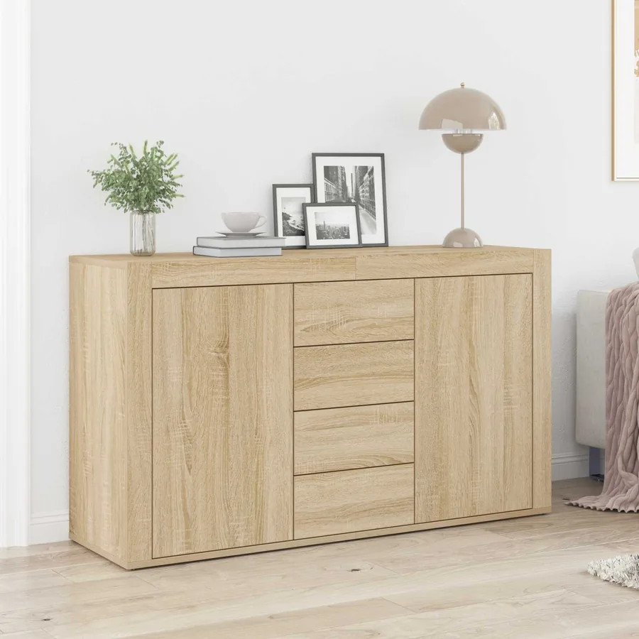 Buffet Chêne Sonoma 120 x 36 x 69 cm Bois d'ingénierie