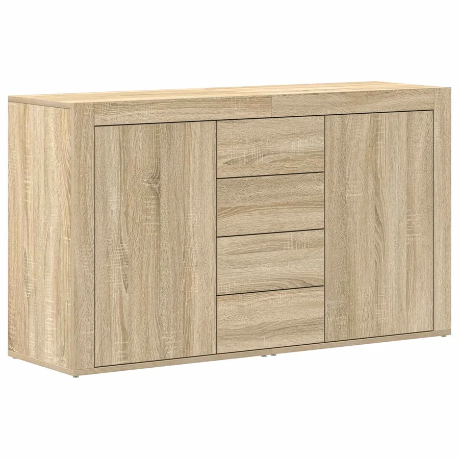 Buffet Chêne Sonoma 120 x 36 x 69 cm Bois d'ingénierie - 2