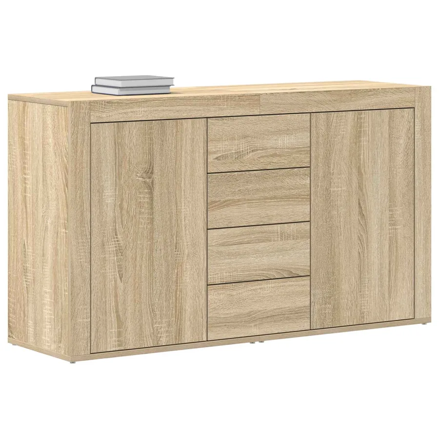 Buffet Chêne Sonoma 120 x 36 x 69 cm Bois d'ingénierie - 3