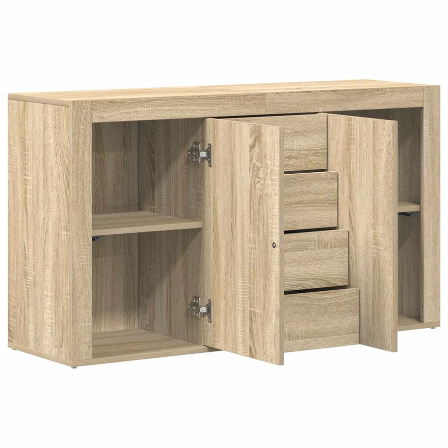 Buffet Chêne Sonoma 120 x 36 x 69 cm Bois d'ingénierie - 5