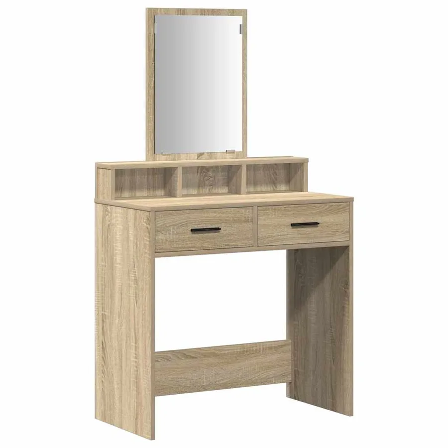 Table de Toilette avec tiroir Chêne Sonoma 79 x 41 x 140 cm - 2