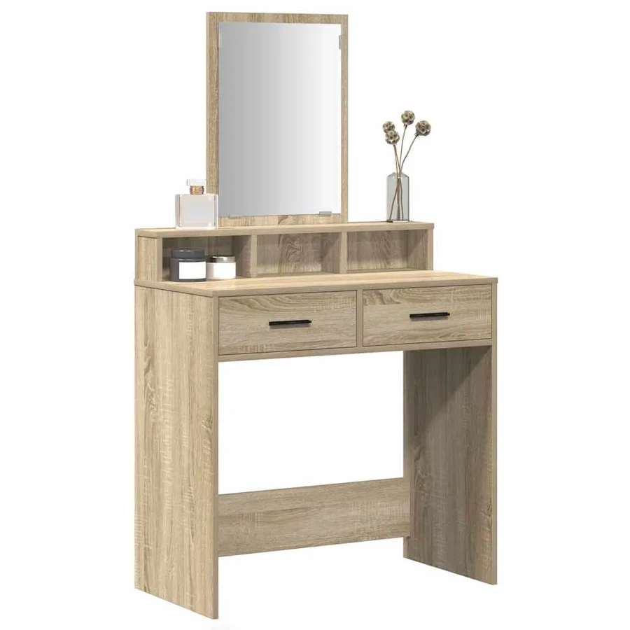 Table de Toilette avec tiroir Chêne Sonoma 79 x 41 x 140 cm - 3