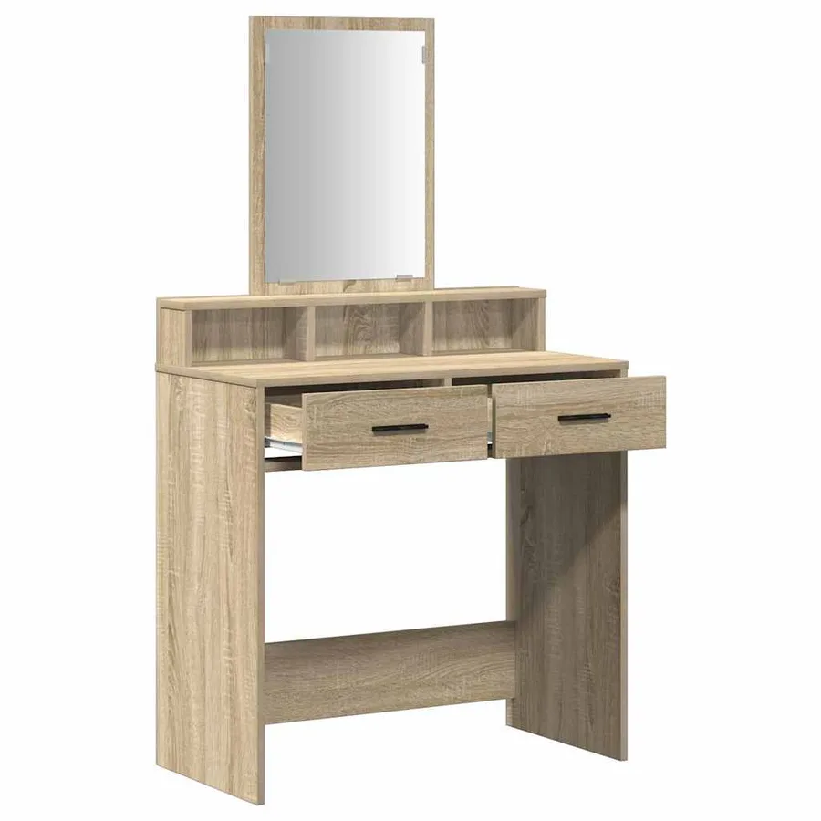 Table de Toilette avec tiroir Chêne Sonoma 79 x 41 x 140 cm - 5