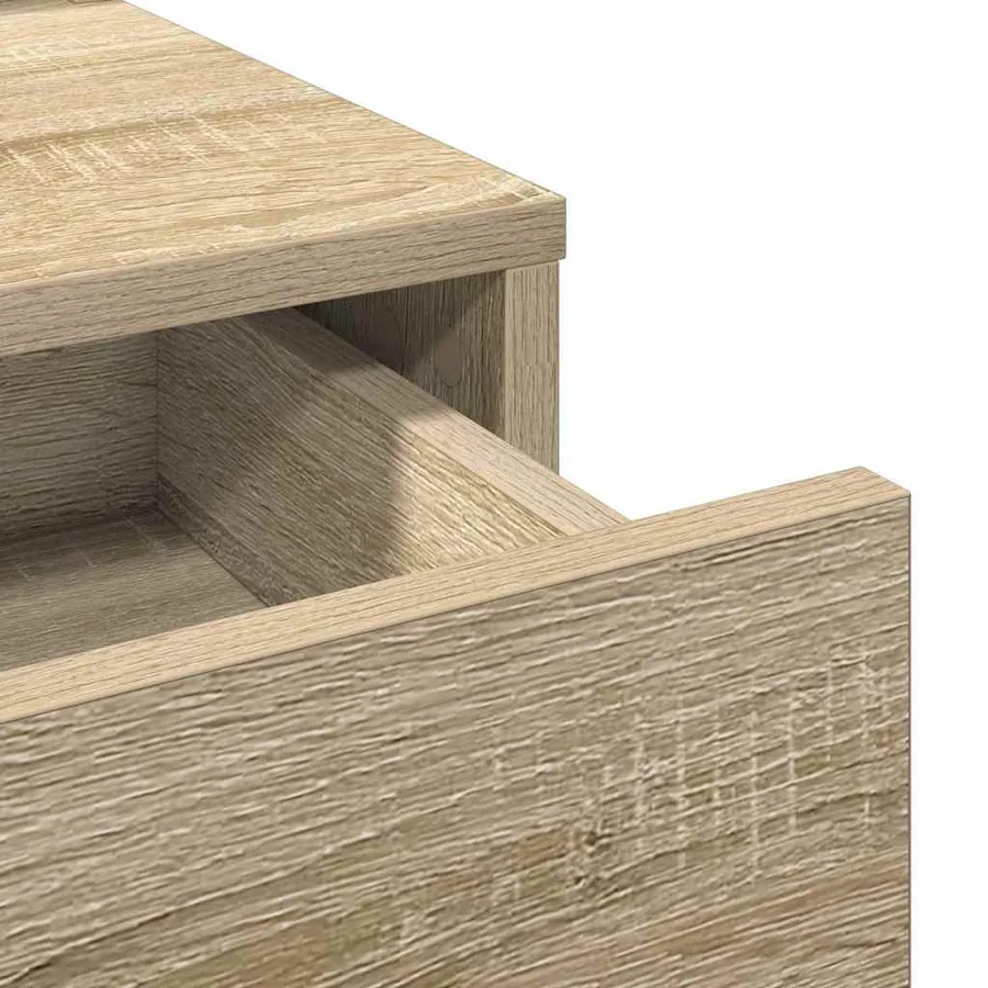 Table de Toilette avec tiroir Chêne Sonoma 79 x 41 x 140 cm - 9