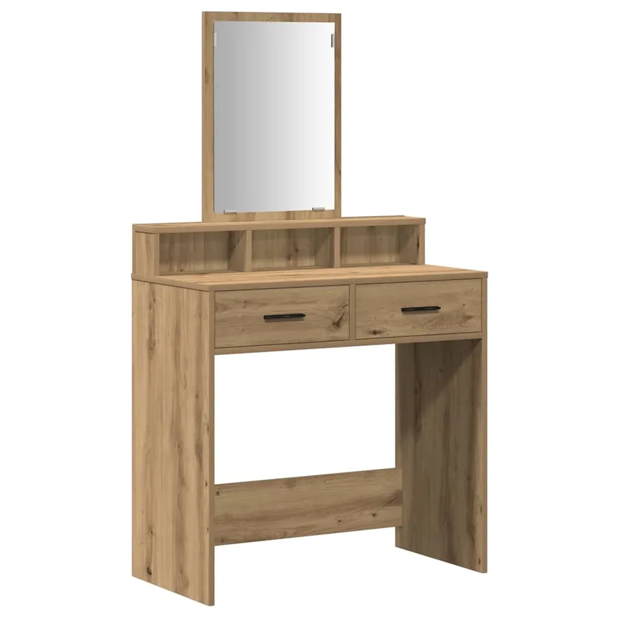 Table de Toilette Chêne artisanal 79 x 41 x 140 cm - 2