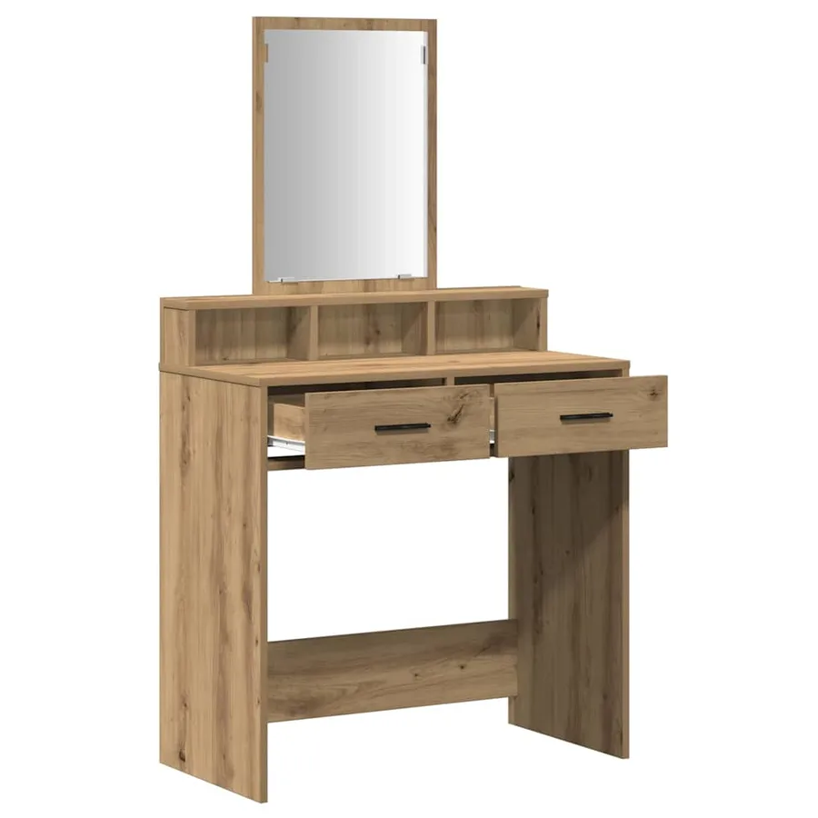 Table de Toilette Chêne artisanal 79 x 41 x 140 cm - 5