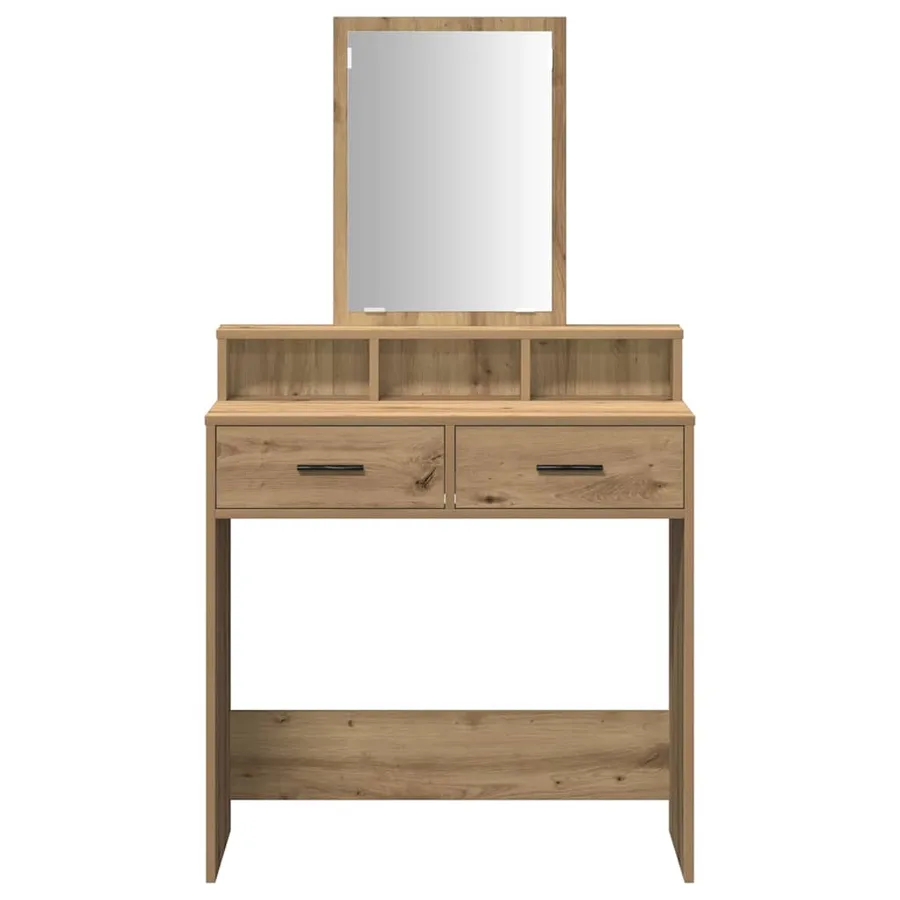 Table de Toilette Chêne artisanal 79 x 41 x 140 cm - 6