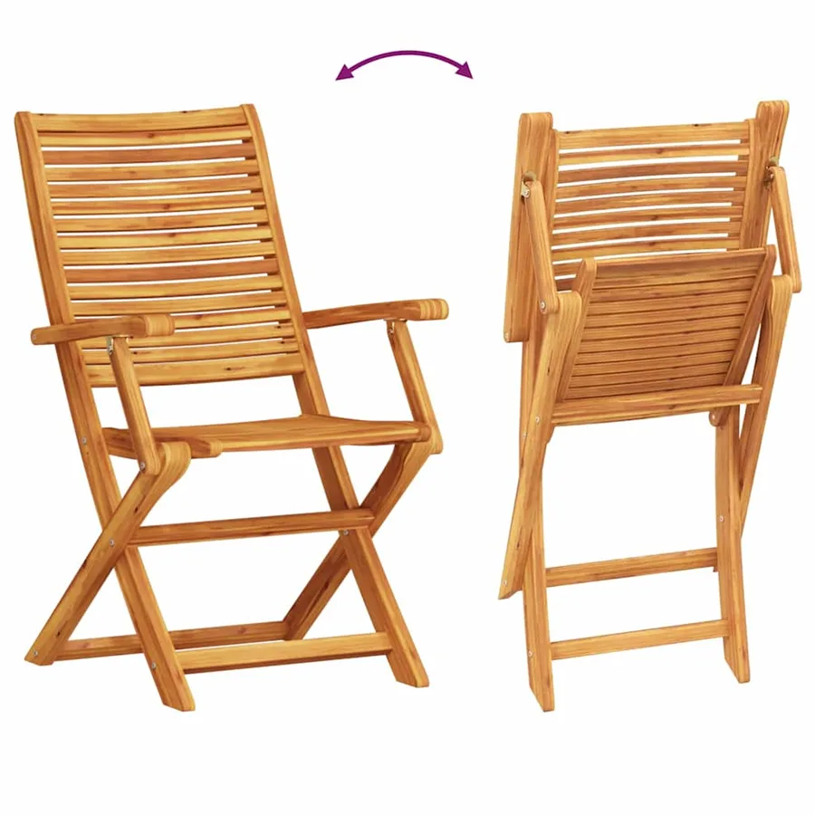 Ensemble de salle à manger pour jardin 5 pcs Marron - 12