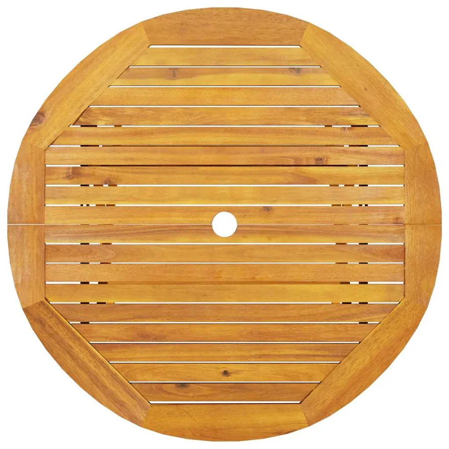 Ensemble de salle à manger pour jardin 5 pcs Marron - 8