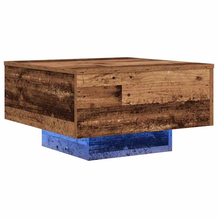 Table basse Bois ancien 55 x 55 x 31 cm Bois d'ingénierie - 4