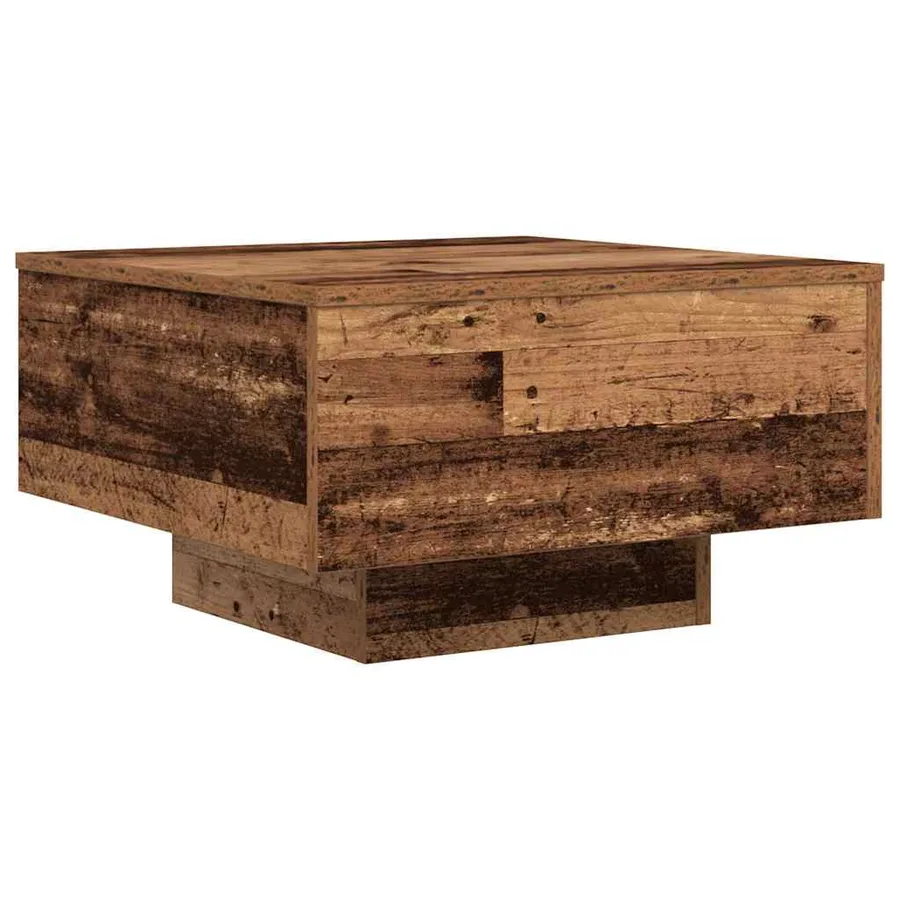 Table basse Bois ancien 55 x 55 x 31 cm Bois d'ingénierie - 5