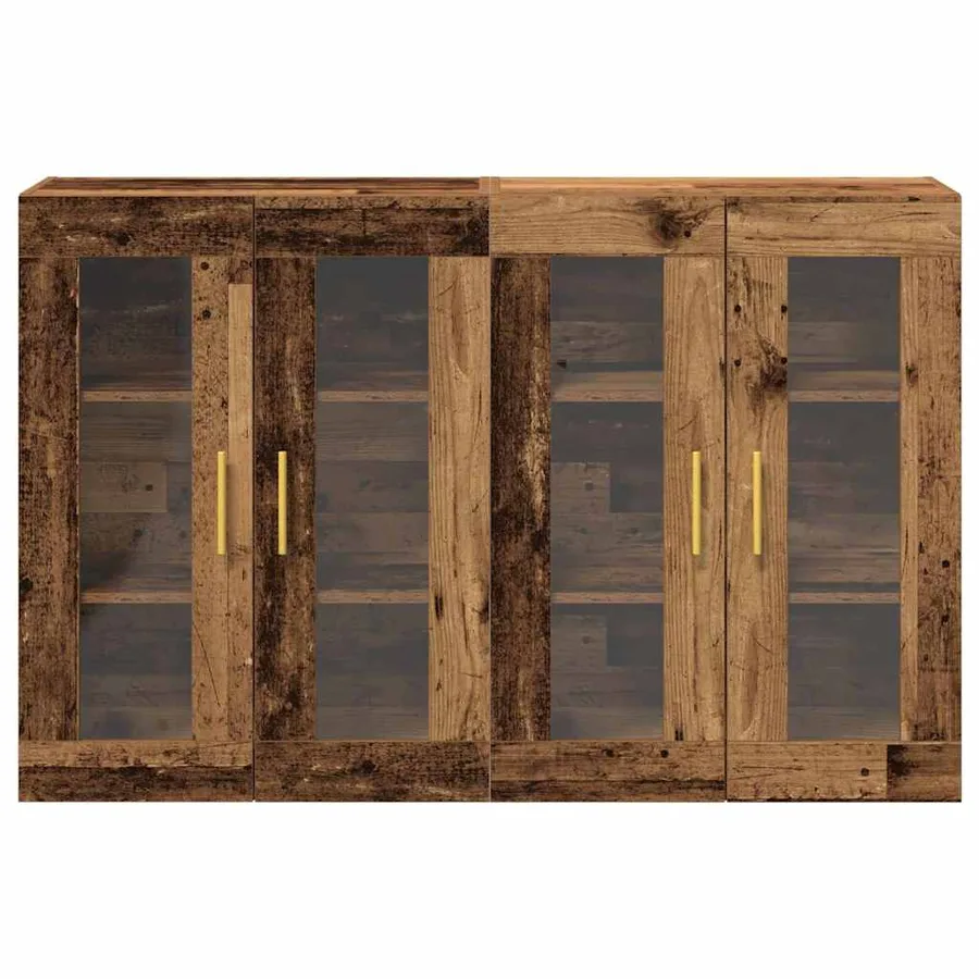 Cabinets muraux 2 pcs Bois Ancien 69,5 x 34 x 90 cm - 6