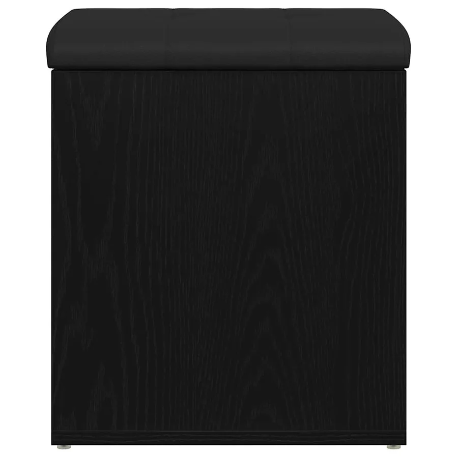Banc de rangement Chêne noir 42 x 42 x 45 cm Bois d'ingénierie - 7