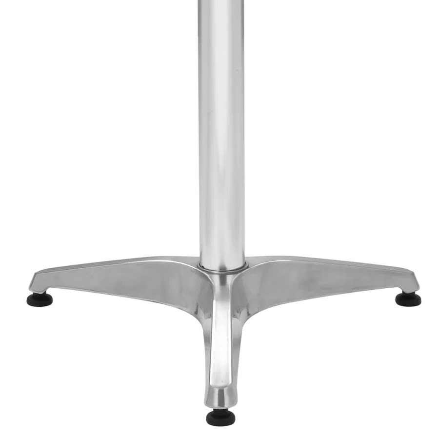 Ensemble à manger d'extérieur 5 pcs Aluminium Argenté - 9