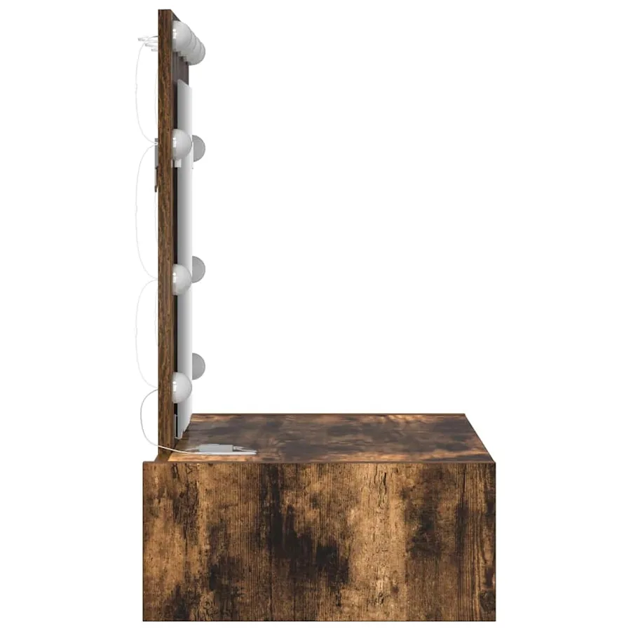 Table de Toilette Marron 60 x 40 x 70 cm Bois d'ingénierie - 6