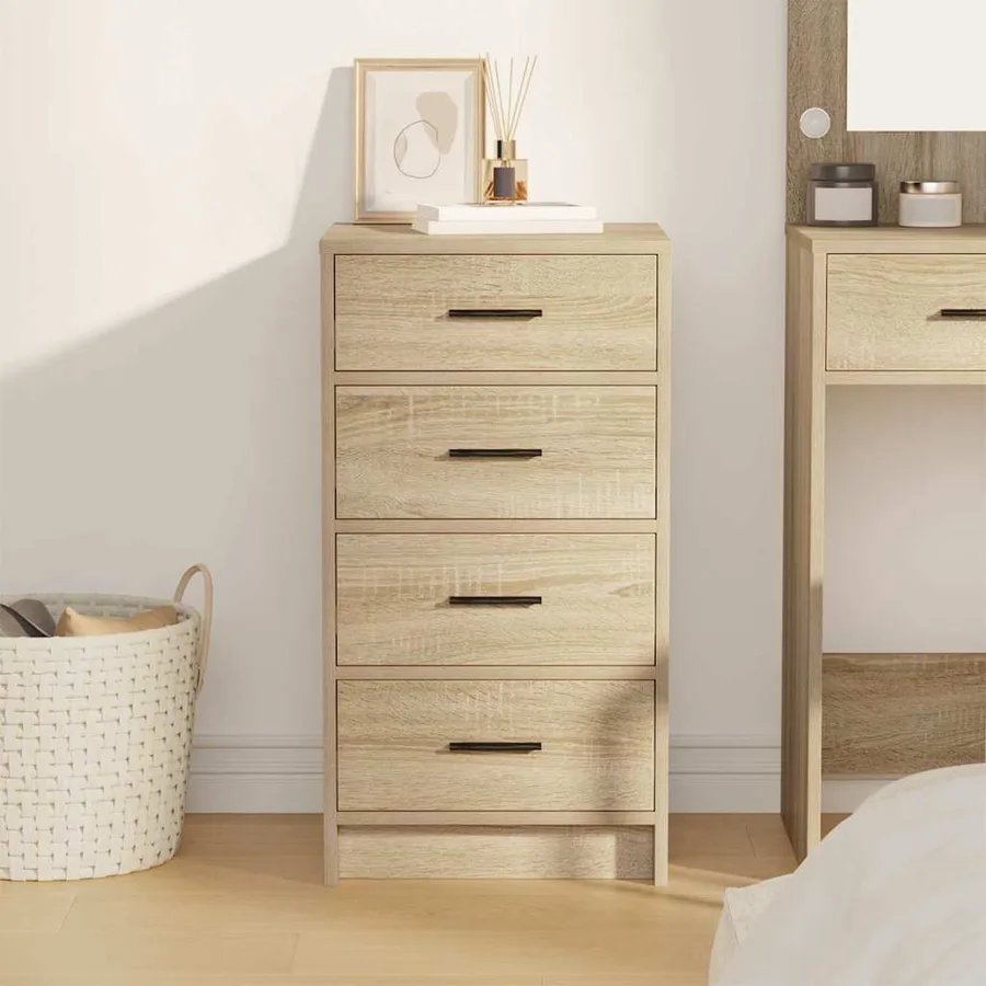 Buffet Chêne sonoma 40 x 41 x 75 cm Bois d'ingénierie - 4
