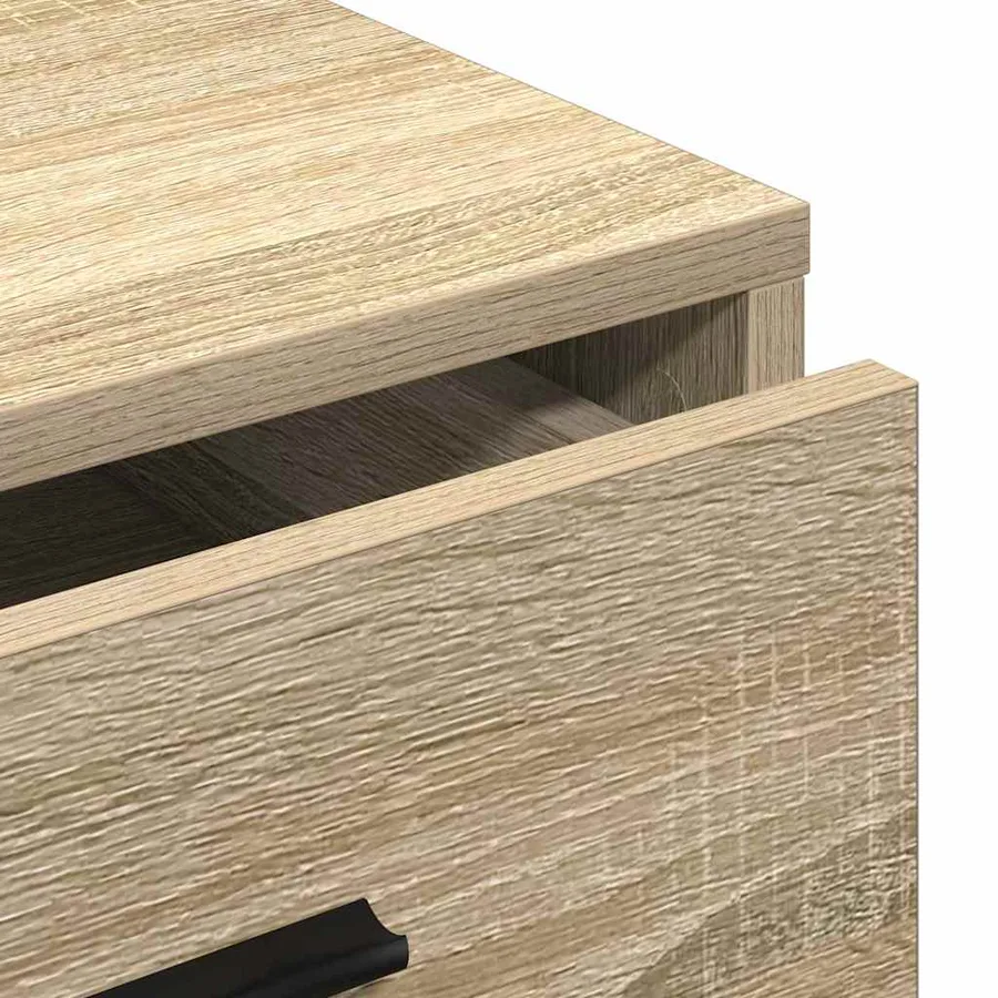 Buffet Chêne sonoma 40 x 41 x 75 cm Bois d'ingénierie - 8