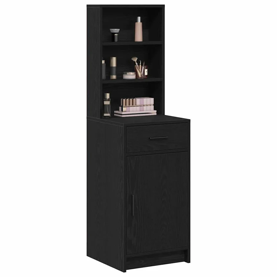 Haut Armoire Chêne noir 40 x 40,5 x 135 cm Bois d'ingénierie - 3