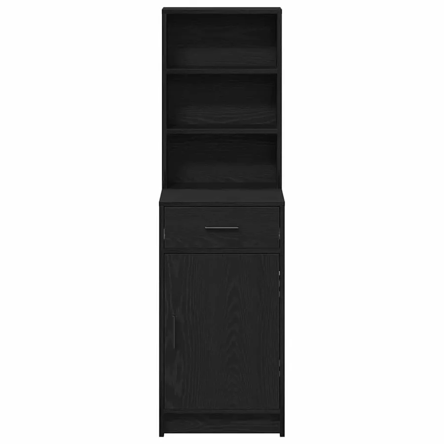 Haut Armoire Chêne noir 40 x 40,5 x 135 cm Bois d'ingénierie - 6