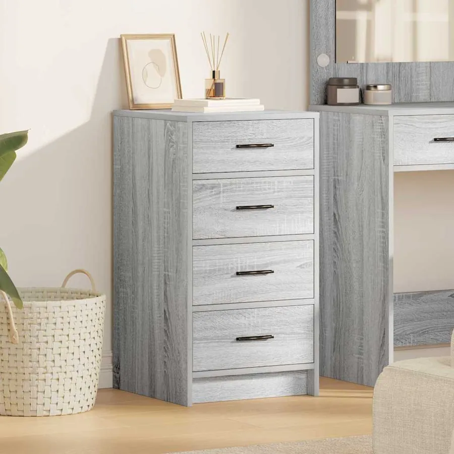Buffet Sonoma gris 40 x 41 x 75 cm Bois d'ingénierie