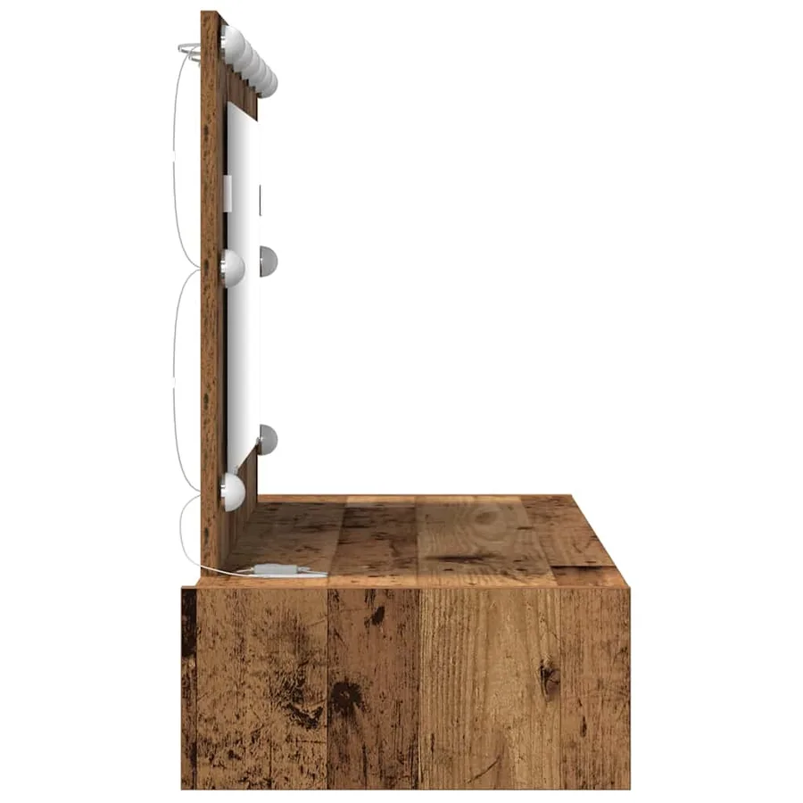 Table de Toilette Marron 100 x 40 x 70 cm Bois d'ingénierie - 6