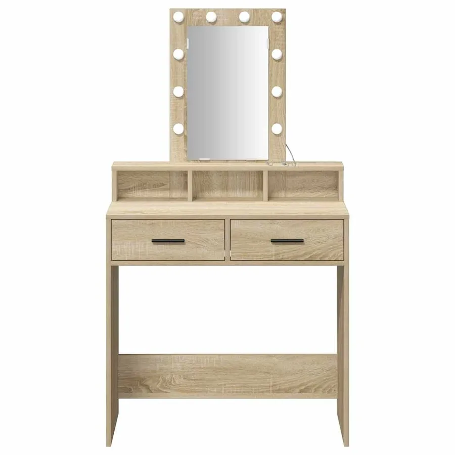 Table de Toilette Marron 79 x 41 x 140 cm Bois d'ingénierie - 5