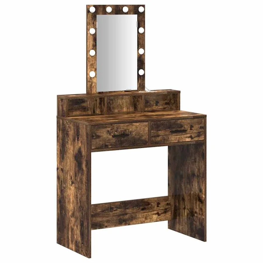 Table de Toilette Marron 79 x 41 x 140 cm Bois d'ingénierie - 2