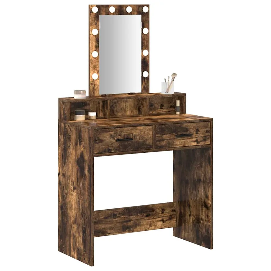 Table de Toilette Marron 79 x 41 x 140 cm Bois d'ingénierie - 3