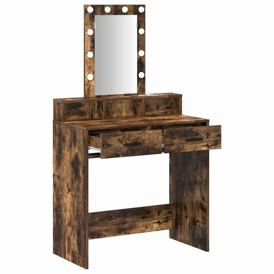Table de Toilette Marron 79 x 41 x 140 cm Bois d'ingénierie - 4