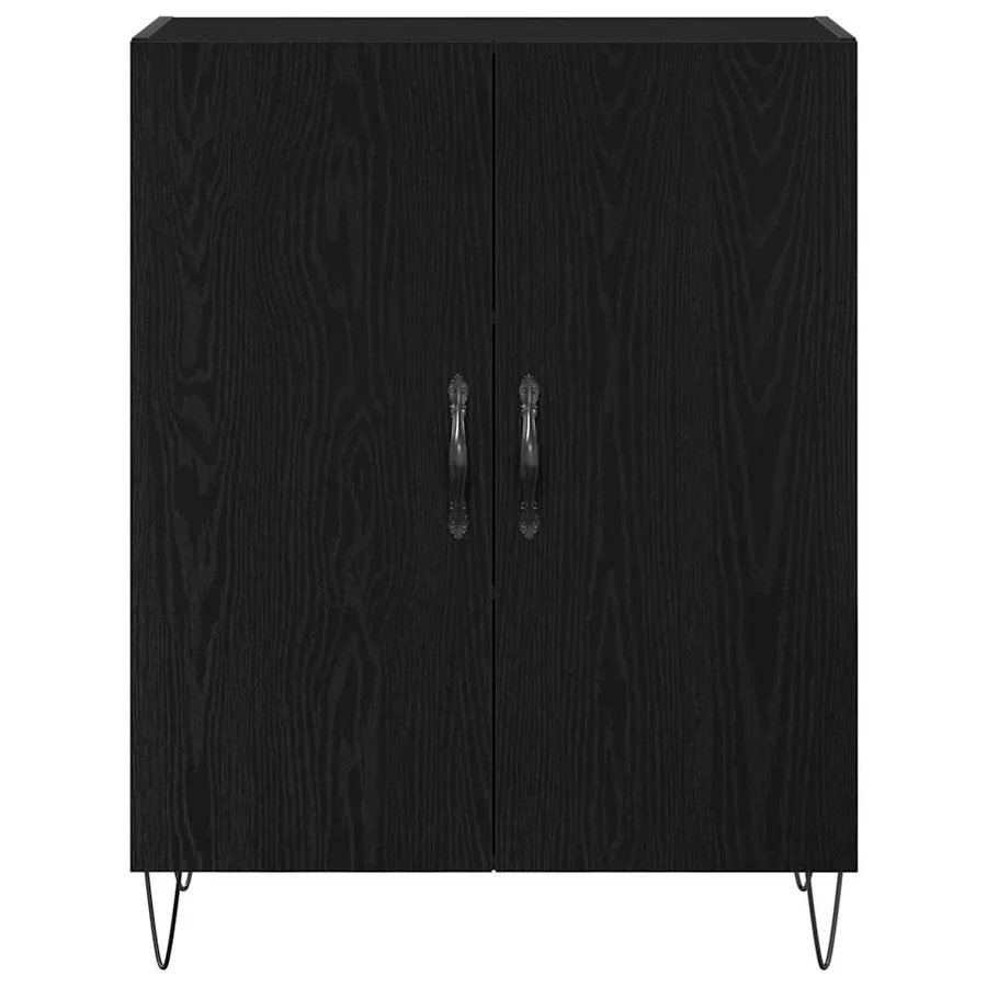Haut Armoire 2 pcs Chêne noir 69,5 x 34 x 180 cm - 5