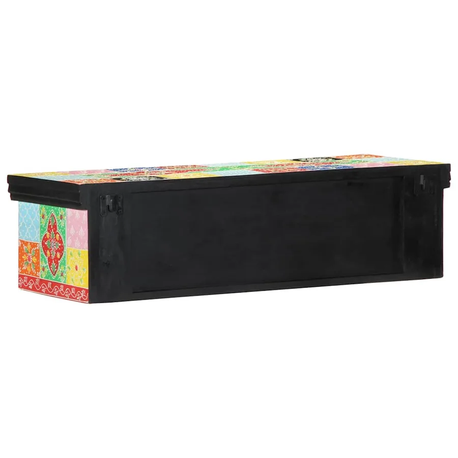 Meuble TV Multicolore 80 x 30 x 22 cm Bois d'ingénierie - 3