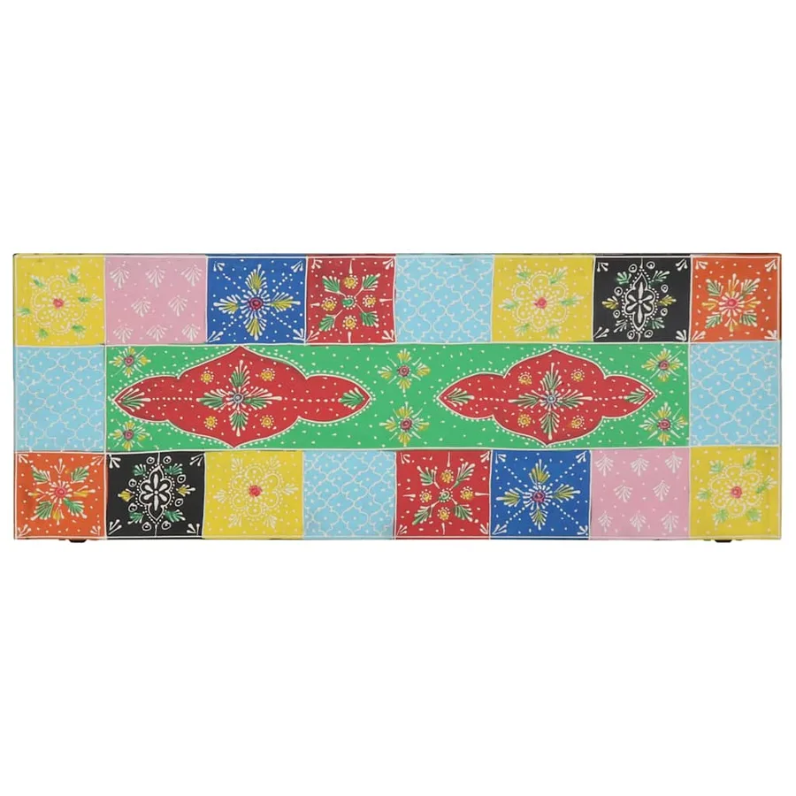 Meuble TV Multicolore 80 x 30 x 22 cm Bois d'ingénierie - 4