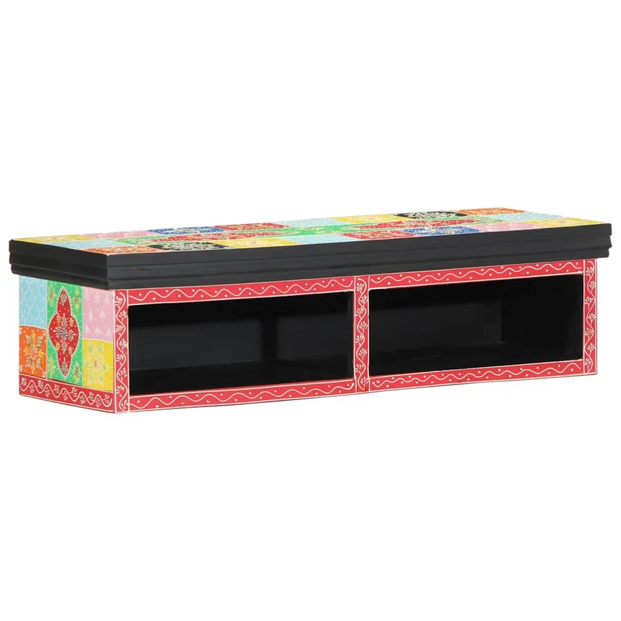 Meuble TV Multicolore 80 x 30 x 22 cm Bois d'ingénierie - 5