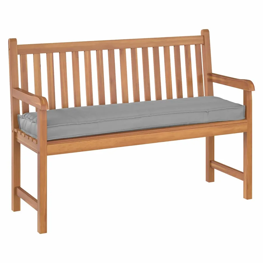 Coussin Gris 140 x 40 x 8 cm Tissu Oxford - 2