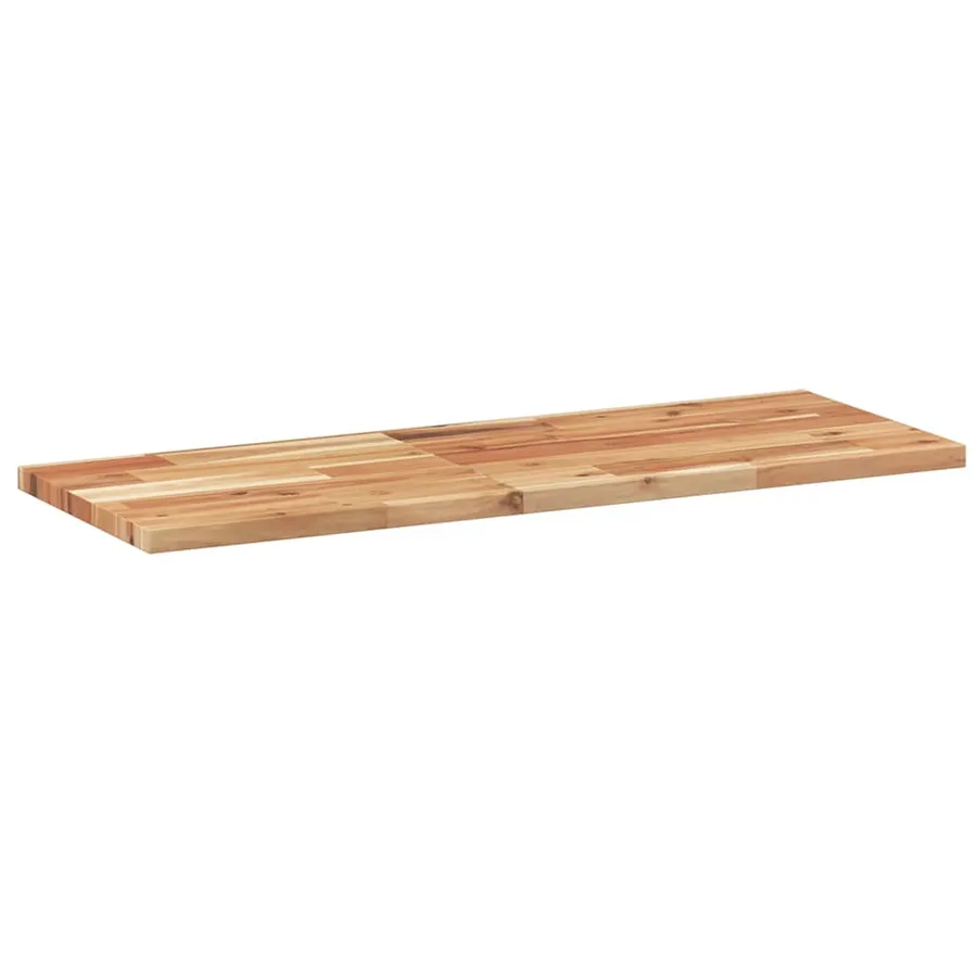 Étagère flottante 80x30x2 cm acacia massif finition à l'huile - 6