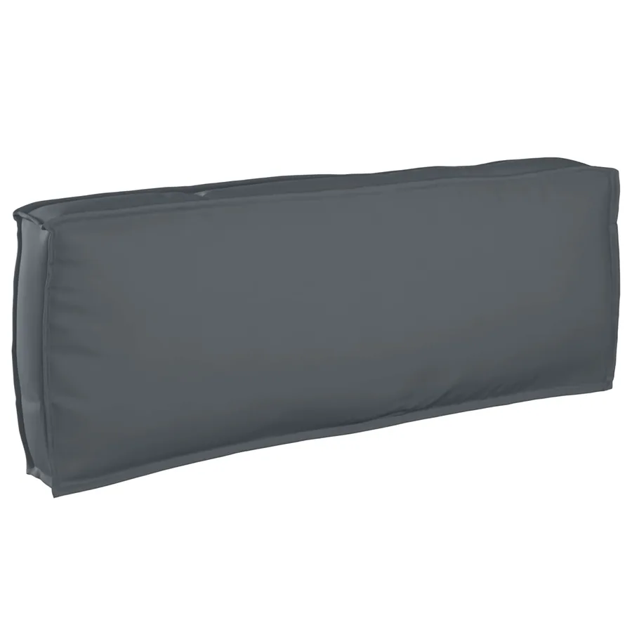 Coussin Anthracite 120 x 40 x 12 cm Tissu Oxford