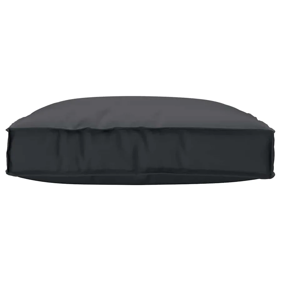 Coussin Noir 80 x 80 x 12 cm Tissu Oxford - 5