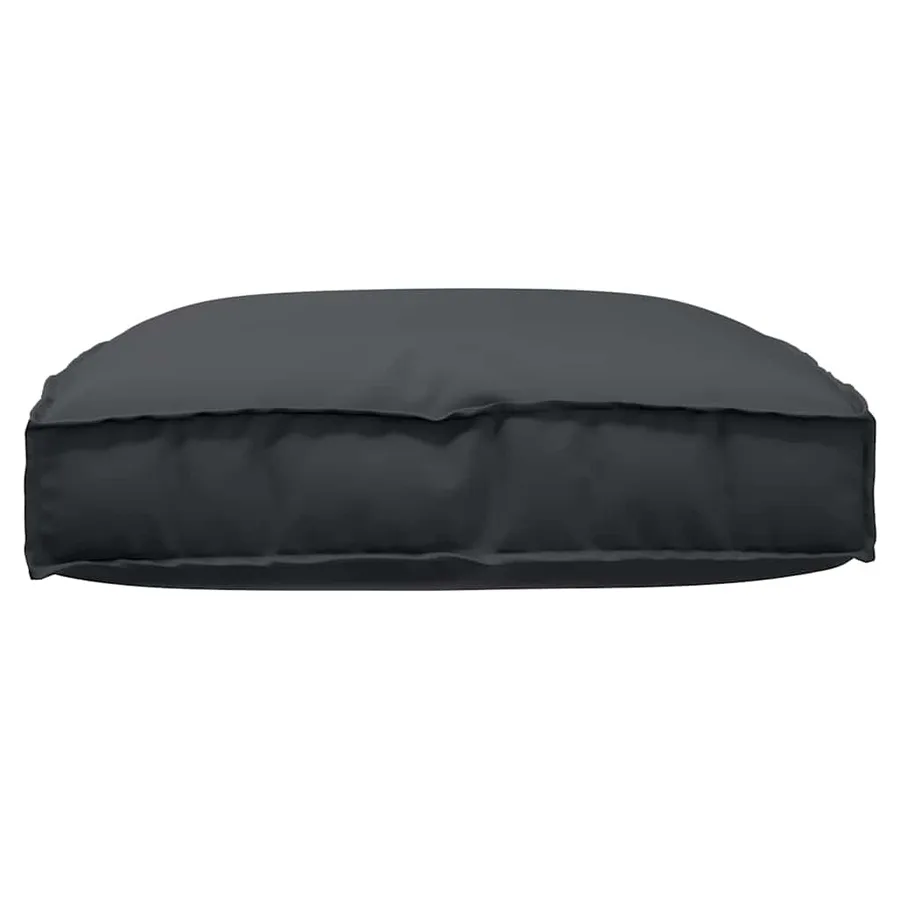 Coussin Noir 80 x 80 x 12 cm Tissu Oxford - 6