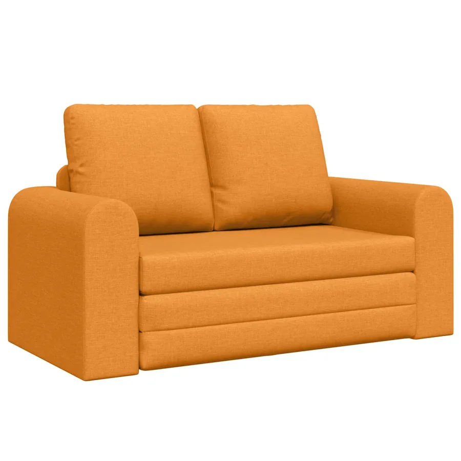 Canapé-Lit 60cm Jaune foncé tissu - 2