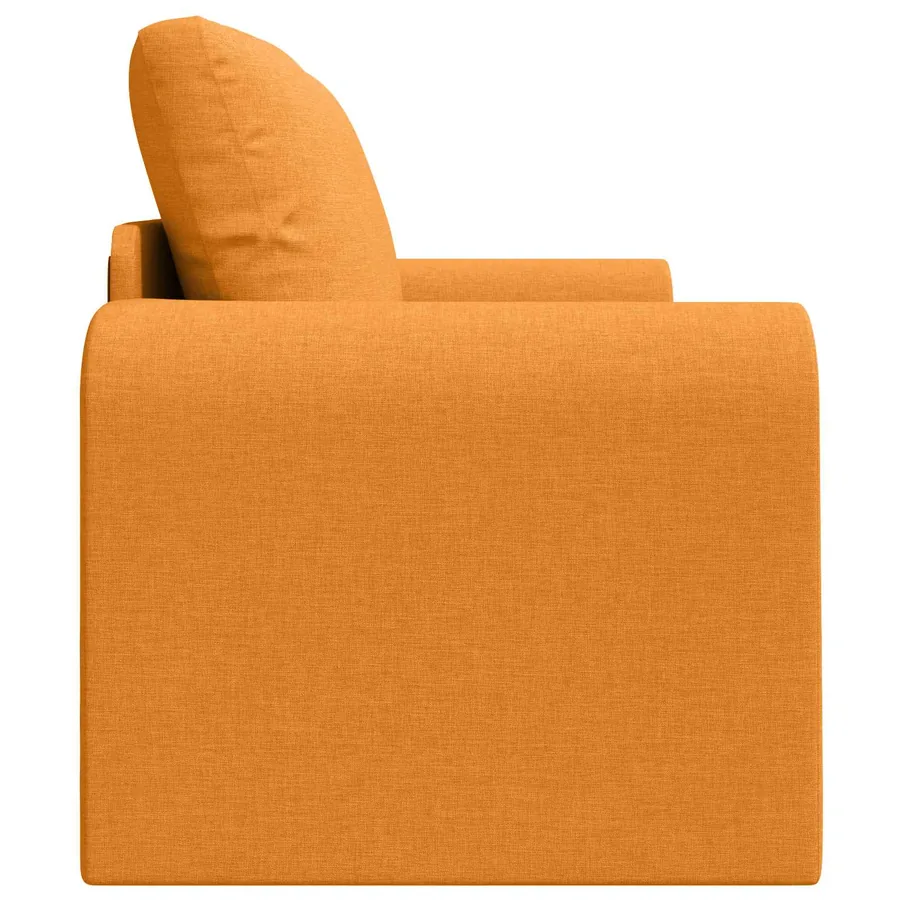 Canapé-Lit 60cm Jaune foncé tissu - 6