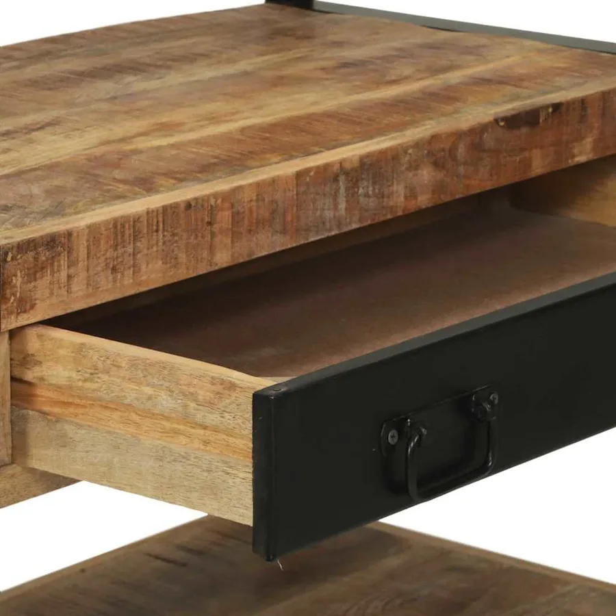 Étagère de cuisine Marron et Noir 80 x 40 x 160 cm - 9