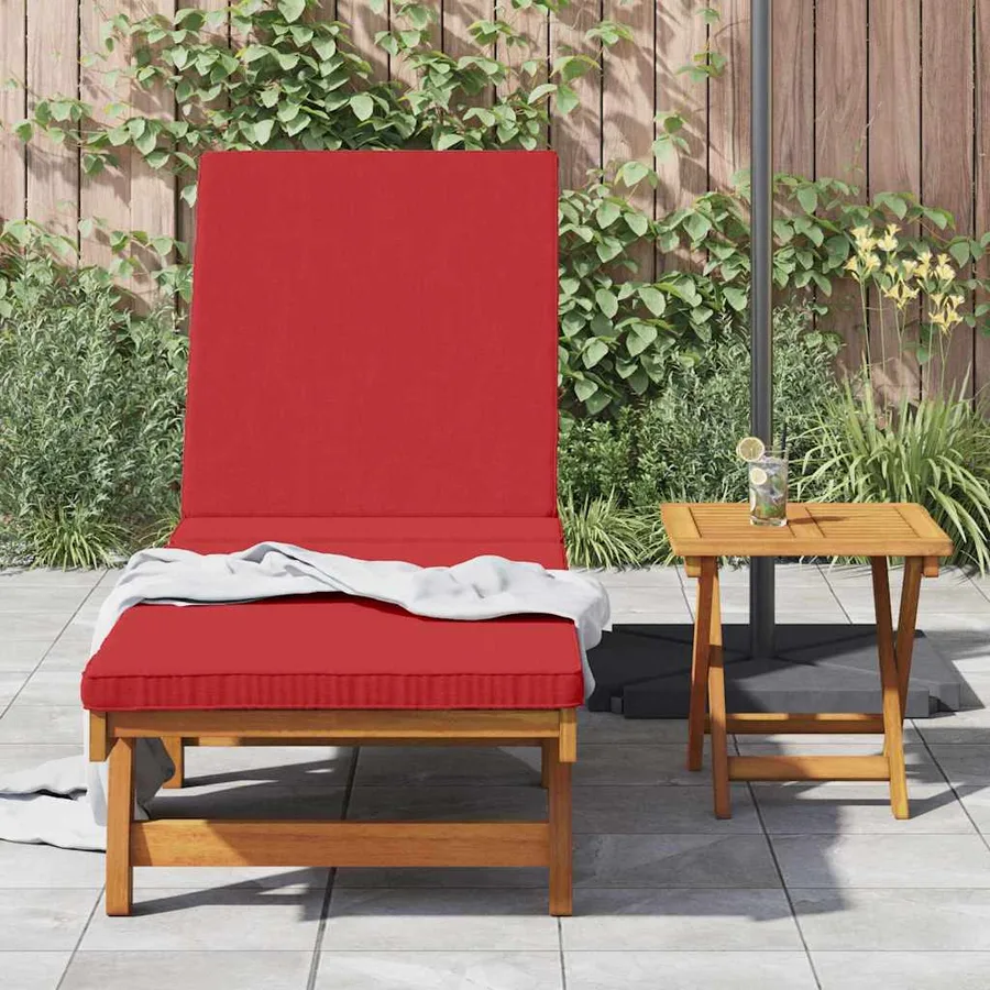 Transat 1-personne 2 pcs Marron Bois d'Acacia Massif - 3