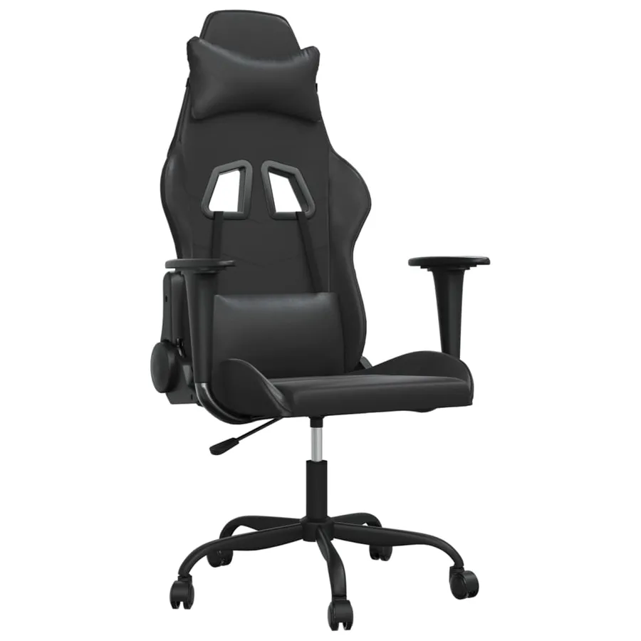 Chaise de jeu Noir Similicuir - 2