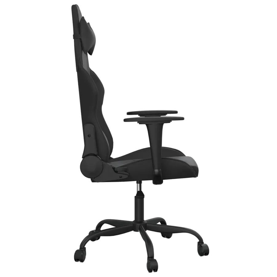 Chaise de jeu Noir Similicuir - 4